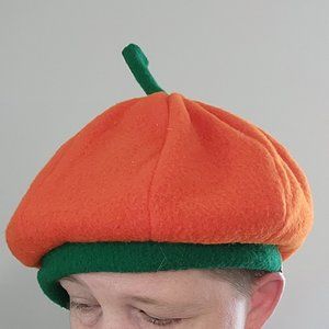 Pumpkin Felt Hat Beret The Perfect Pumpkin